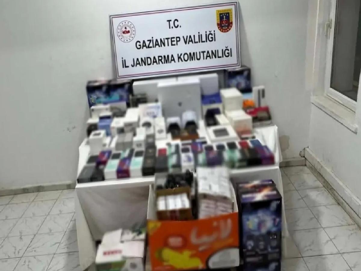 Gaziantep’te 2 milyon TL bedelinde kaçak elektronik eşya ele geçirildi