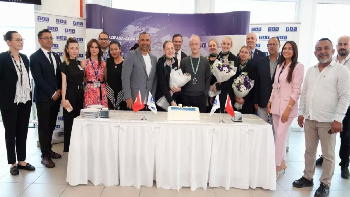 Gazipaşa-Alanya Havalimanı’na Birinci Copenhagen Uçuşu
