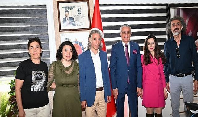 Göynük Ortaokul Müdüründen Lider Topaloğlu’na ziyaret