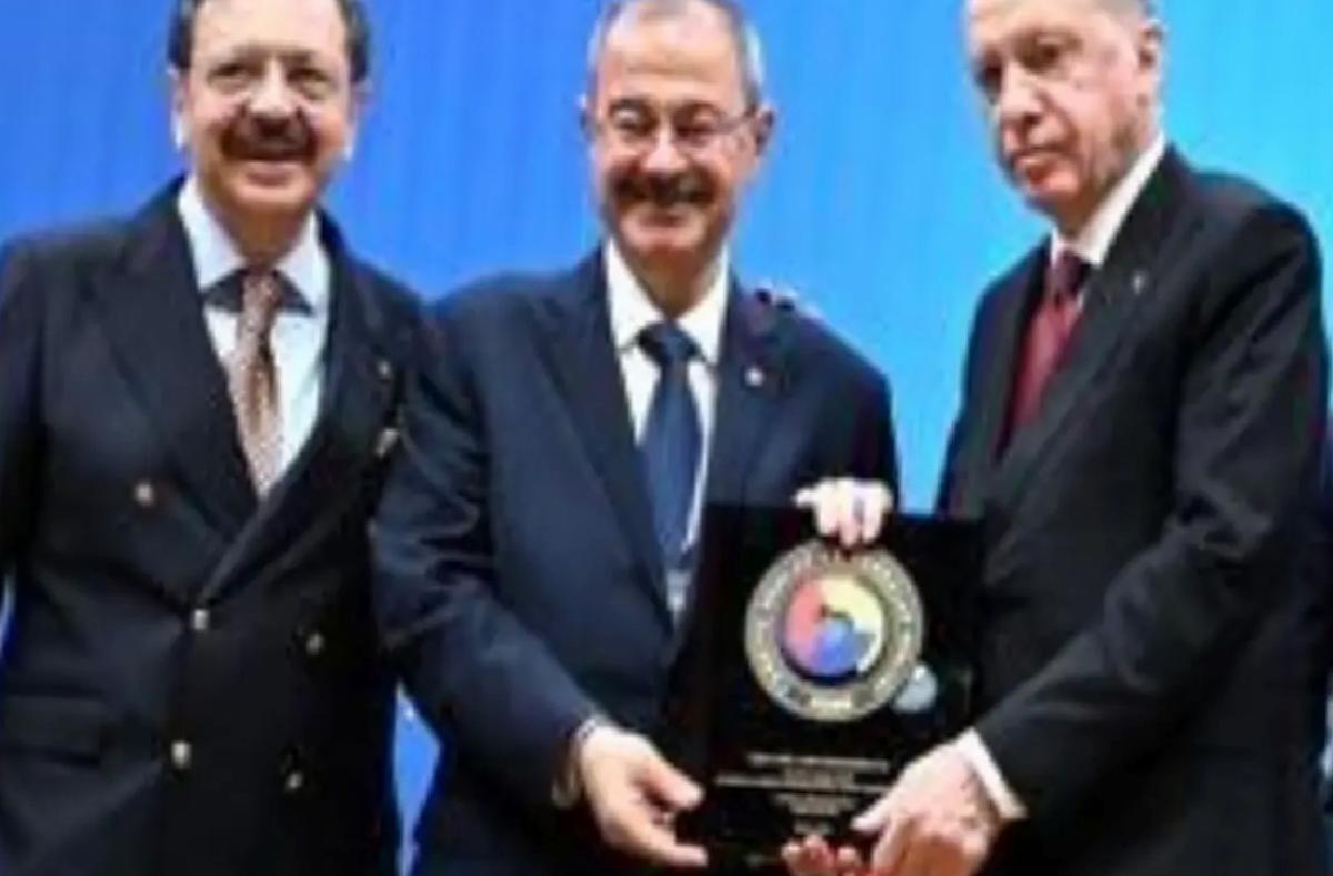 GSO TOBB delegelerine hizmet erdem evrakı verildi