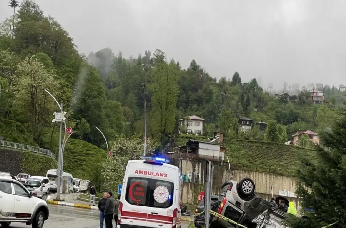 Güneysu’da Trafik Kazası: 1 Meyyit