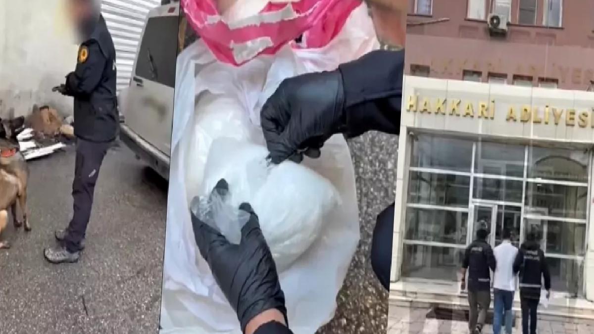 Hakkari’de 35 Kilo Uyuşturucu Ele Geçirildi