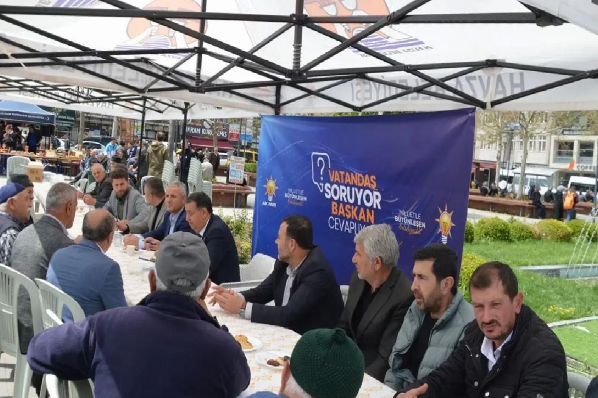 Havza’da Lider İkiz, Vatandaşlarla Buluştu