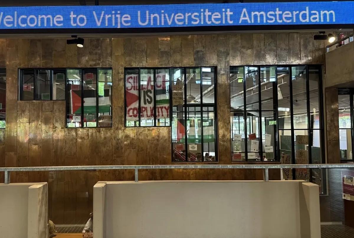 Hollanda’da Filistin Destekçileri Harekette