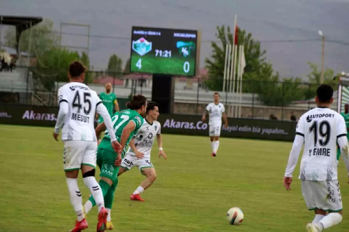 Iğdır FK, Kocaelispor’u 4-0 Yendi
