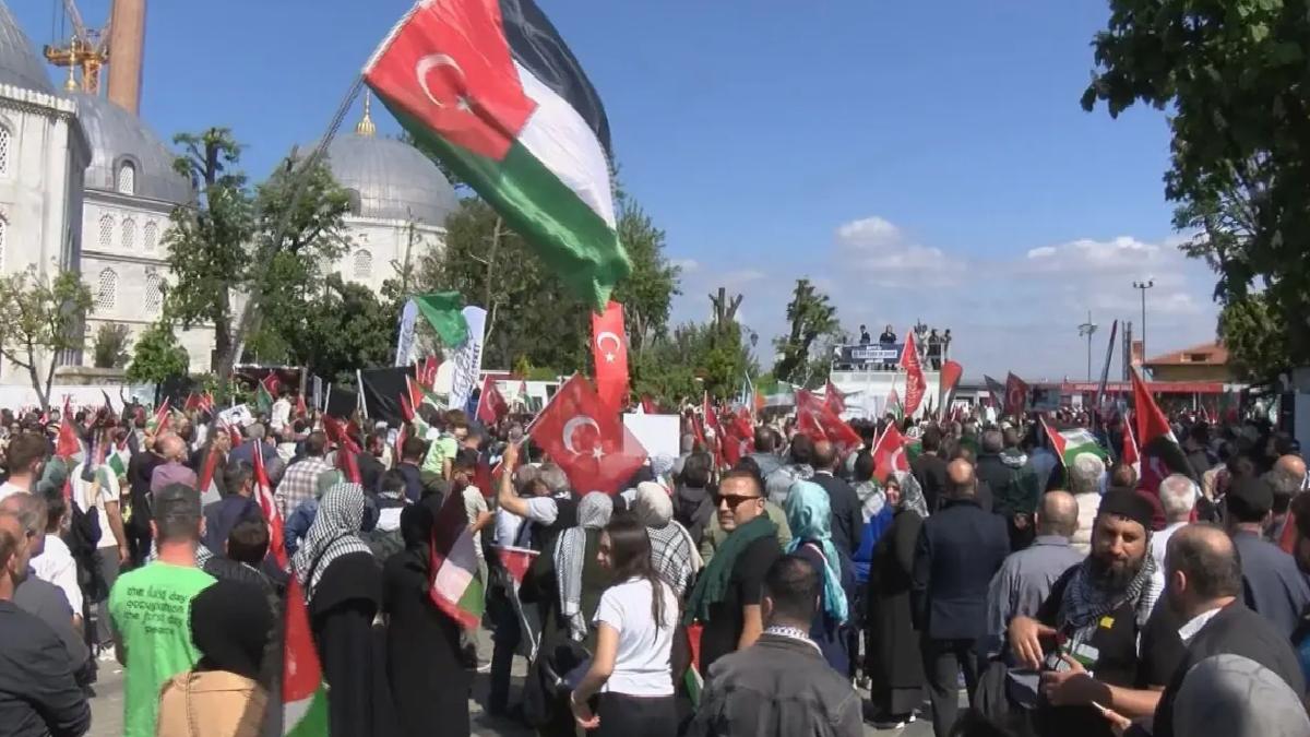 İHH’dan Gazze’ye Dayanak Yürüyüşü