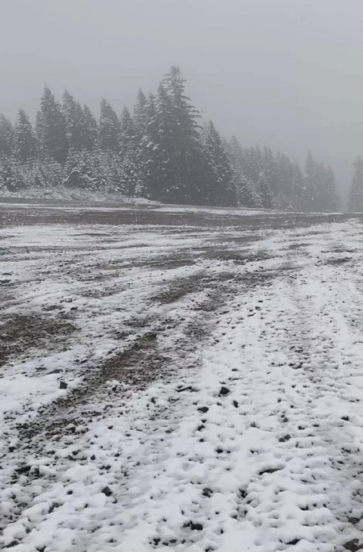 Ilgaz Dağı’na Mayıs’ta Kar Yağdı