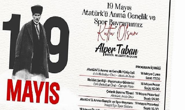İnegöl Belediyesi’nden 19 Mayıs Programlarına Davet