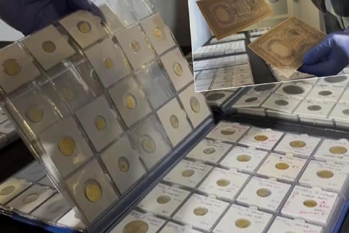 İş adamının meskenin her yerinden kıymet biçilemez sikkeler çıktı, polisler bile gözlerine inanamadı