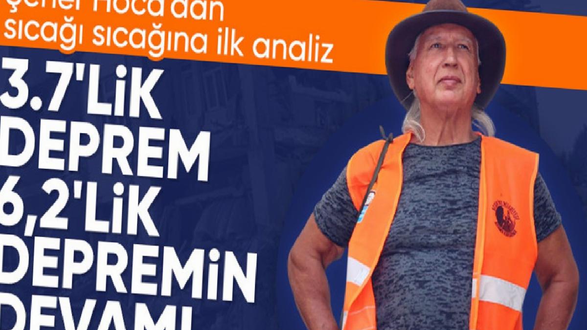 İstanbul’da hissedilen bir sarsıntı oldu: Şener Üşümezsoy, tv1OO’e konuştu
