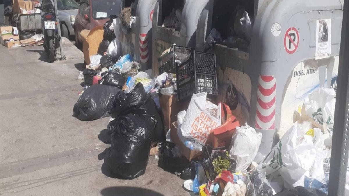 İzmir’de çöp sorunu bitmiyor