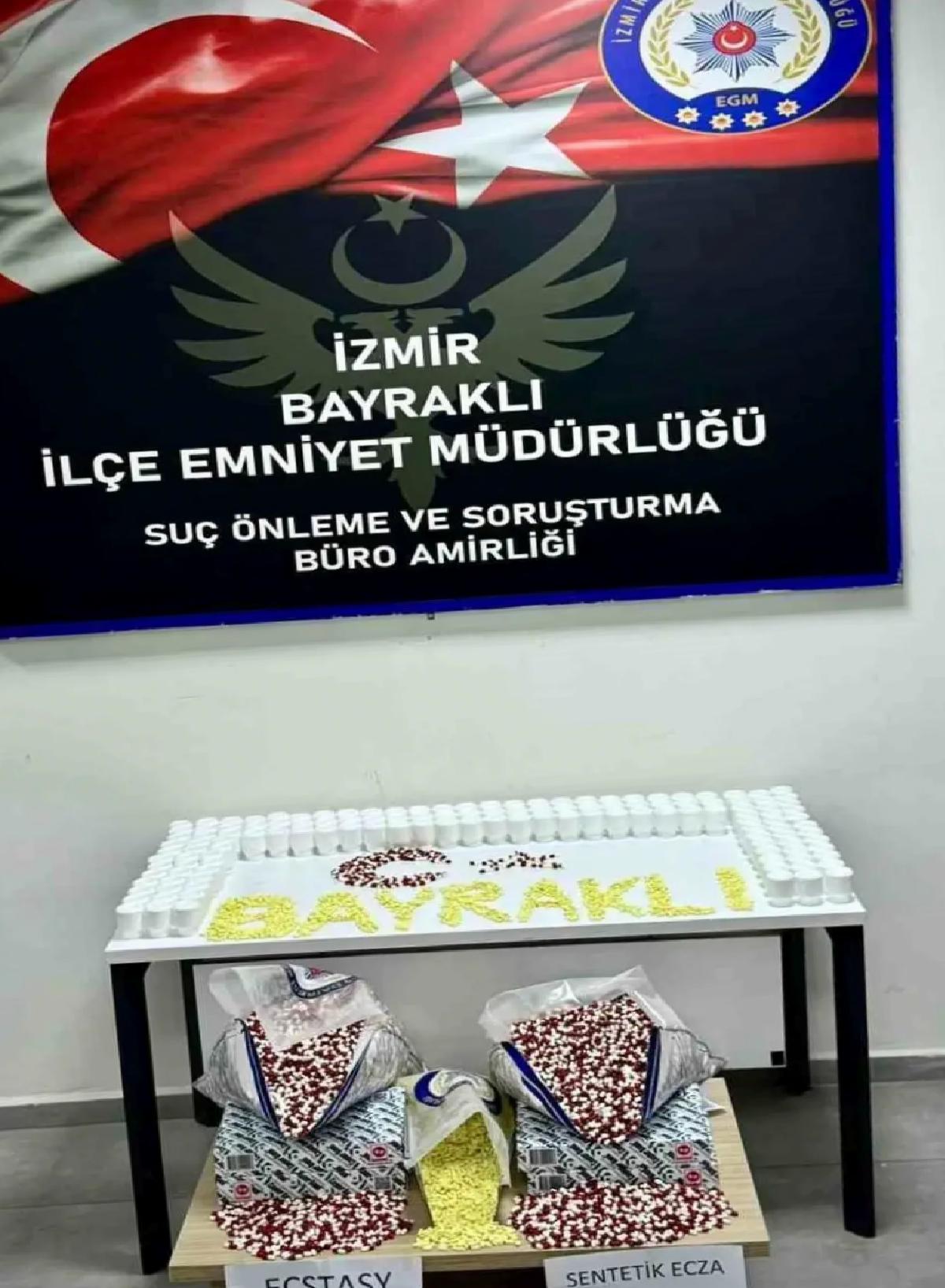 İzmir’de Uyuşturucu Operasyonu: 48 Bin Sentetik Hap Ele Geçirildi