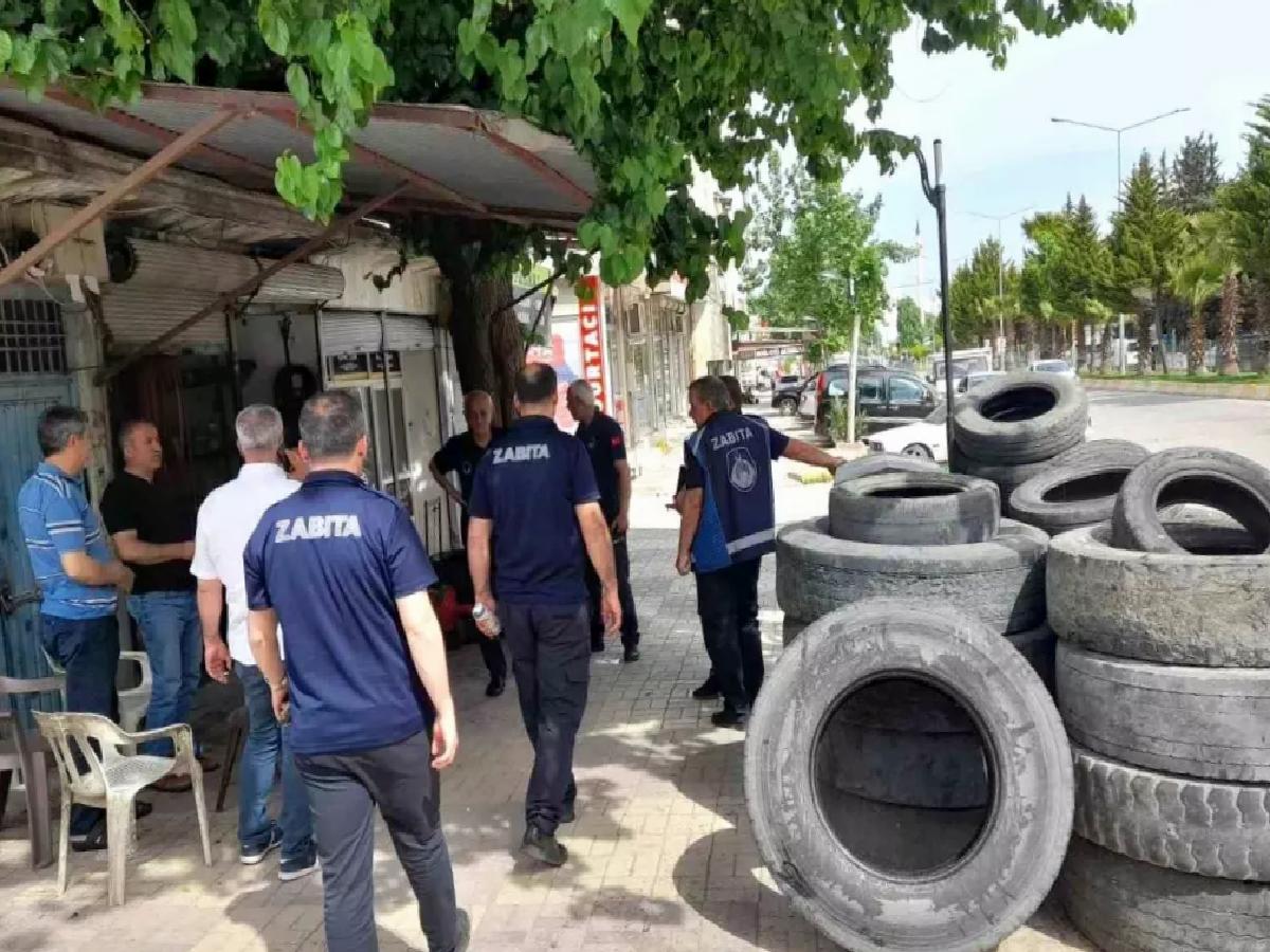 Kahta Belediyesi Kaldırım İşgallerine Karşı Kontrollerini Sürdürüyor