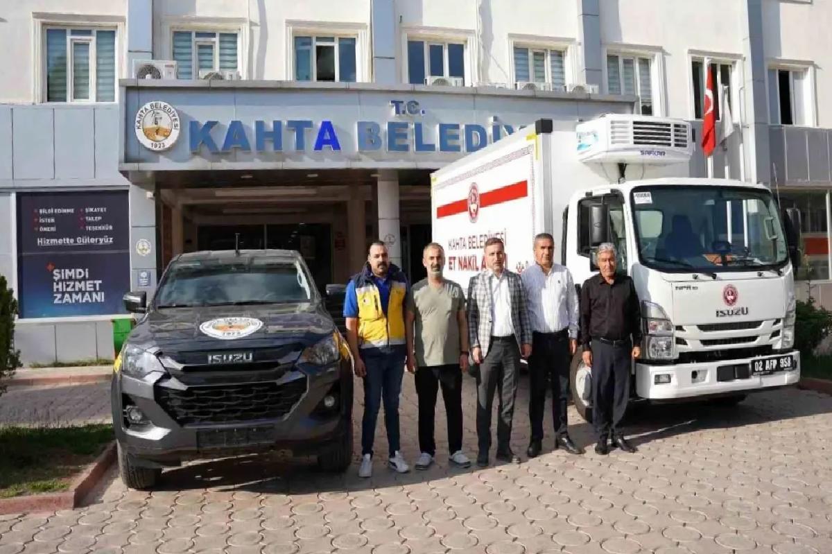 Kahta Belediyesi’nden Yeni Araçlarla Hizmet Kalitesine Artış