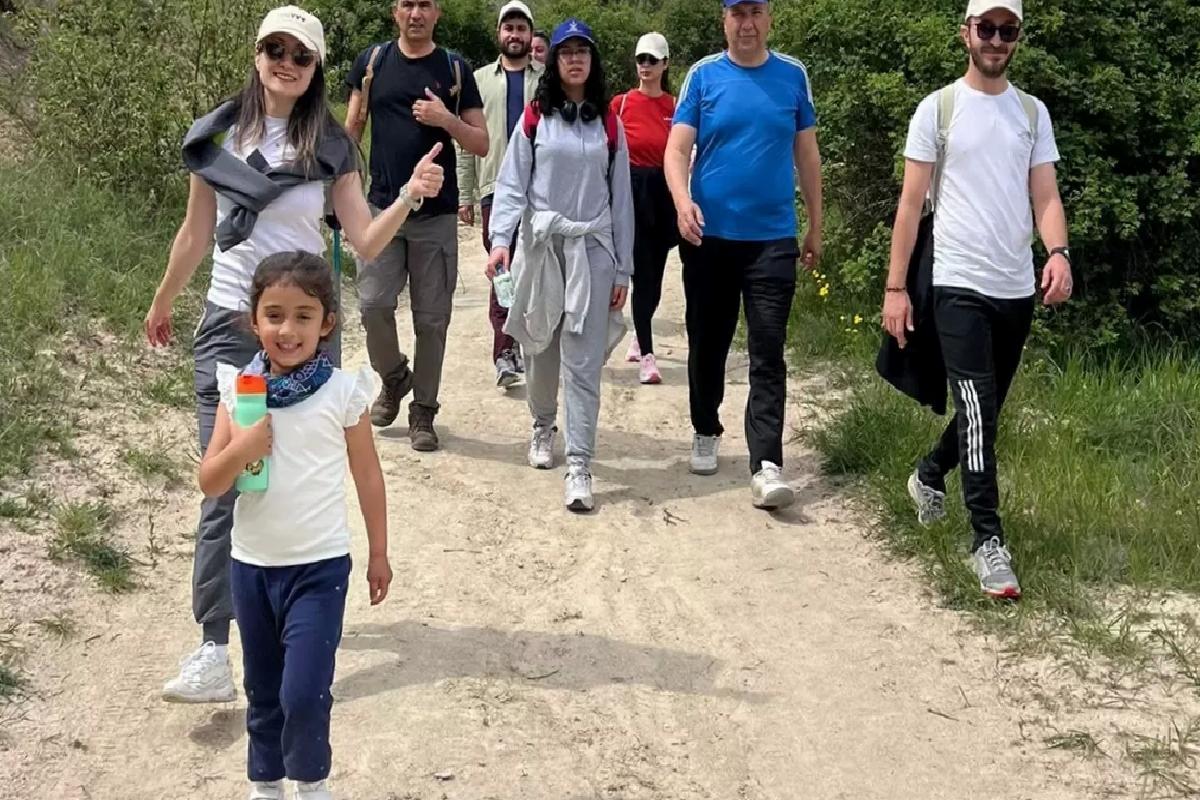 Kapadokya’da Sıhhat İçin Yürüyüş Aktifliği