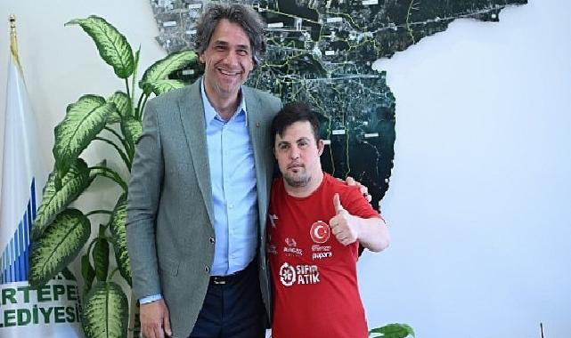 Kartepeli Atlet Doğukan Lider Kocaman’ı Ziyaret Etti