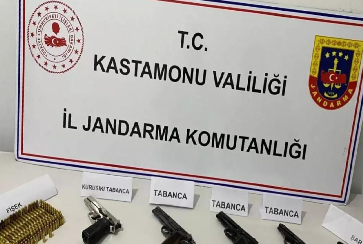 Kastamonu’da Kaçak Silah Operasyonu