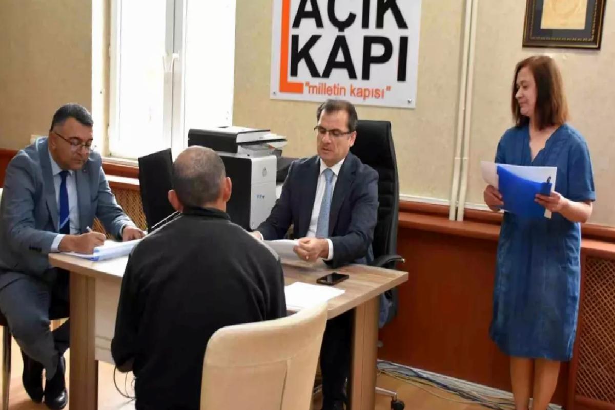 Kaymakam Güldoğan Açık Kapı’da Vatandaşları Dinledi