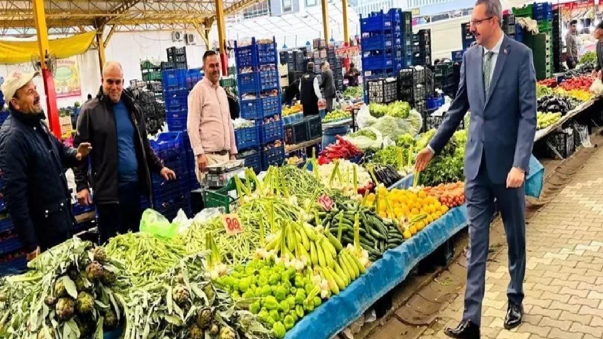 Kaymakam Özderin, Havran Pazarını Ziyaret Etti