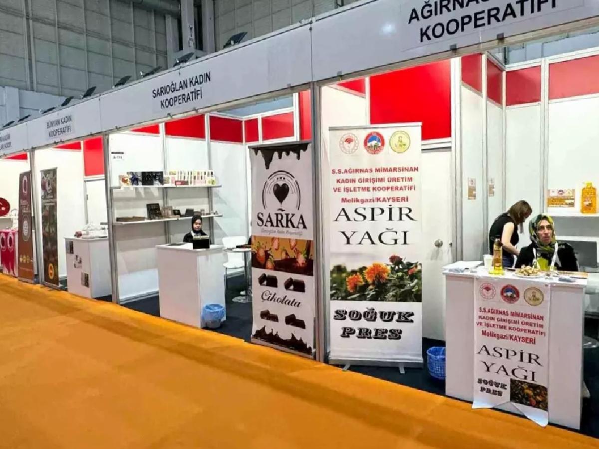 Kayseri Bayan Kooperatifleri Milletlerarası Fuar’da