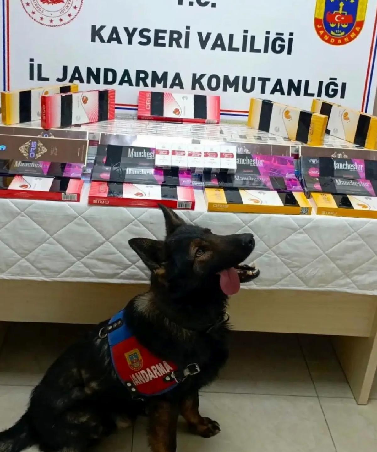 Kayseri’de 700 Paket Kaçak Sigara Ele Geçirildi