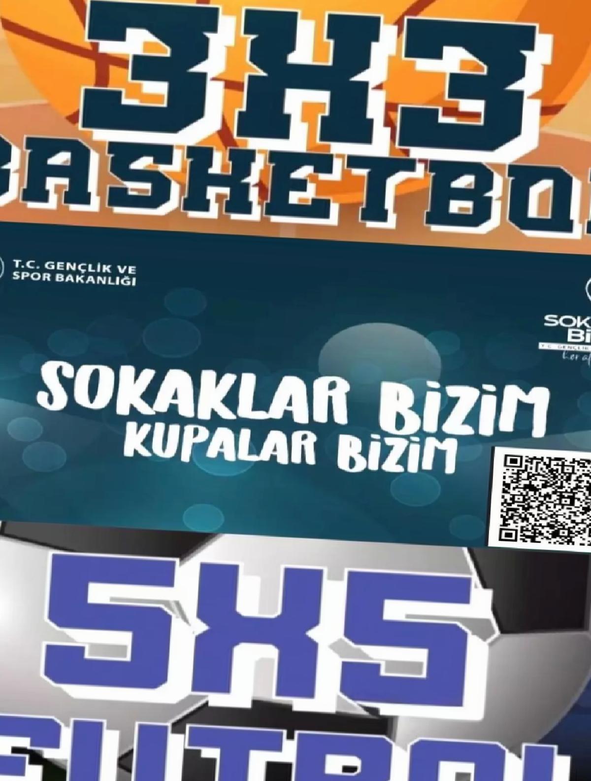 Kayseri’de Sokaklar Bizim Futbol ve Basketbol Kupası Başlıyor