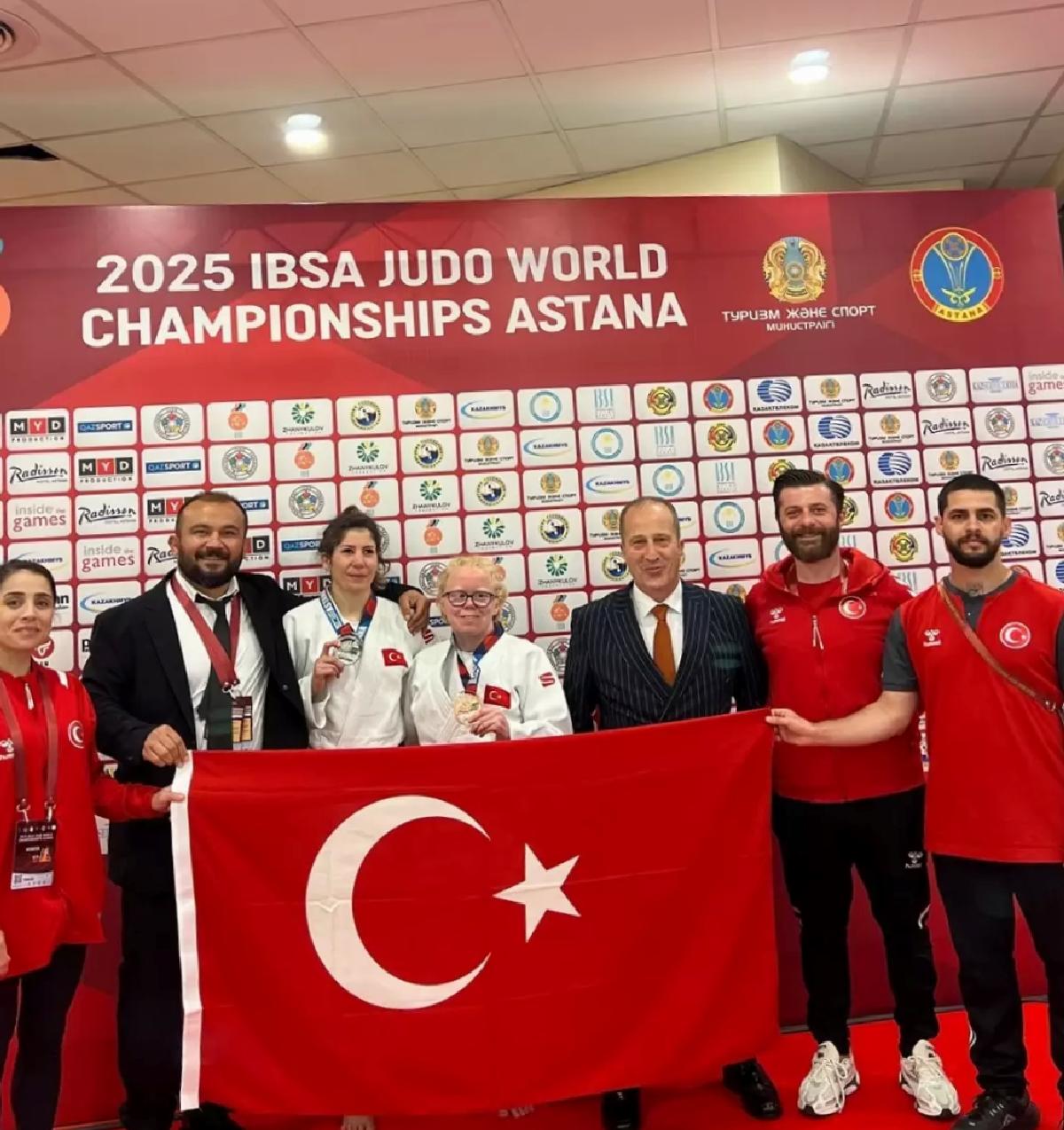Kazakistan’da Judo Şampiyonası: İki Madalya