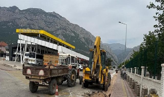 Kemer’de altyapı çalışmaları