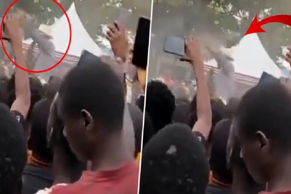 Kenya Devlet Başkanı Ruto’ya mitingde ayakkabılı akın