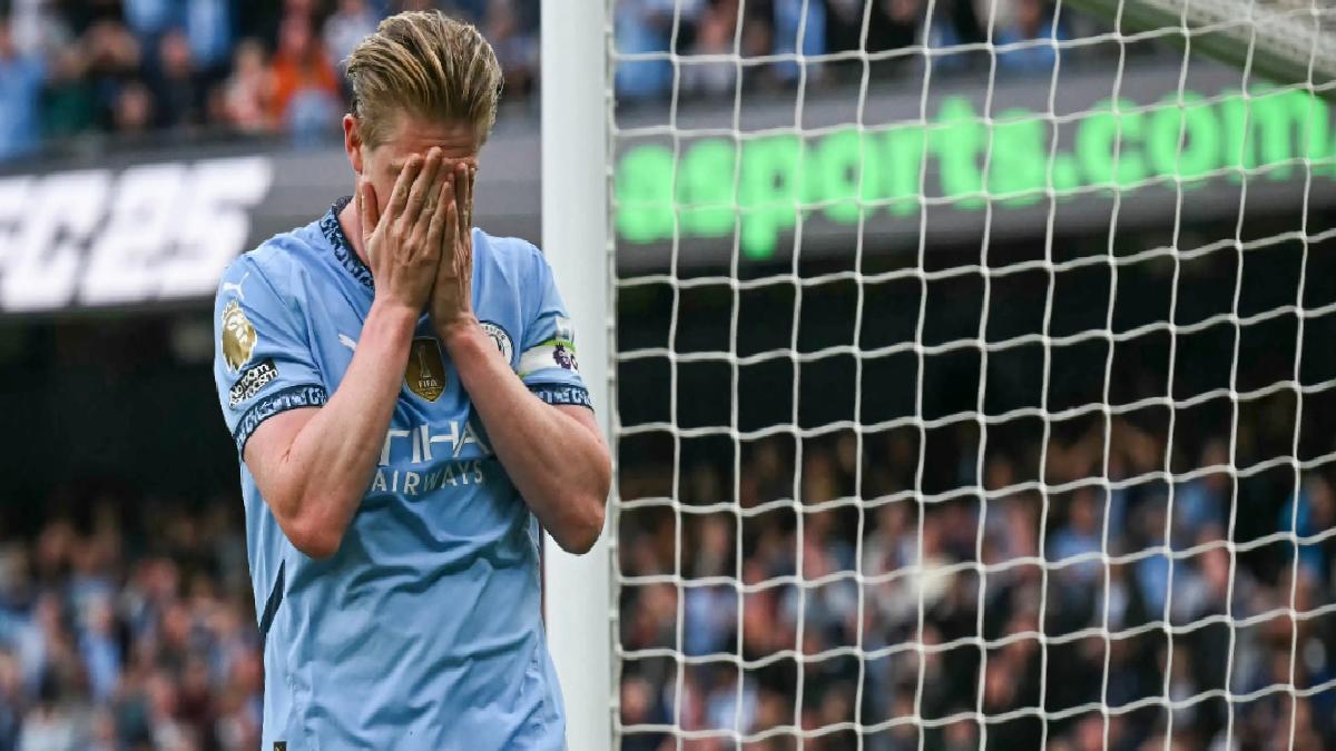 Kevin De Bruyne son maçında inanılmaz bir gol kaçırdı
