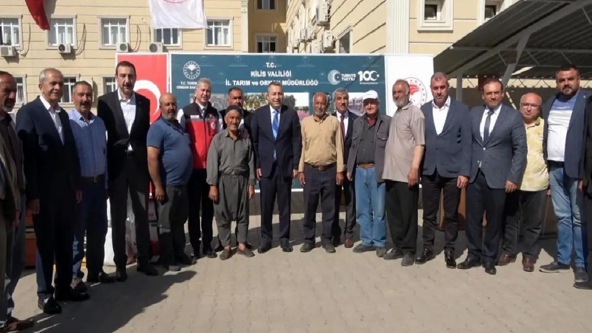 Kilis’te Çiftçilere Ekipman Dayanağı