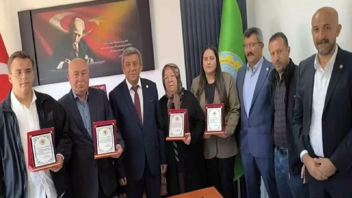 Kırşehir’de Çiftçilere Plaket Merasimi