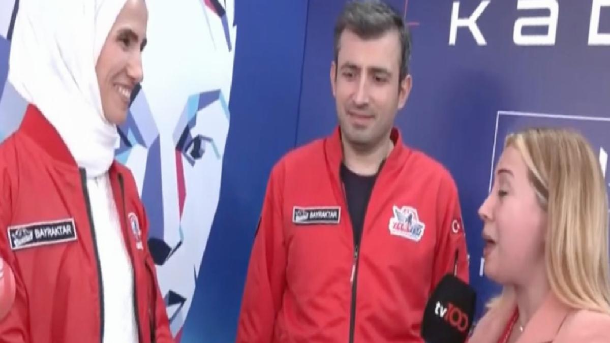 KKTC’de TEKNOFEST heyecanı: Selçuk Bayraktar ve eşi Sümeyye Erdoğan Bayraktar tv100’e konuştu