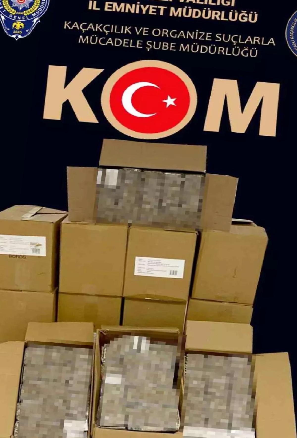 Kocaeli’de 150 Bin Doldurulmuş Makaron Ele Ge geçirildi