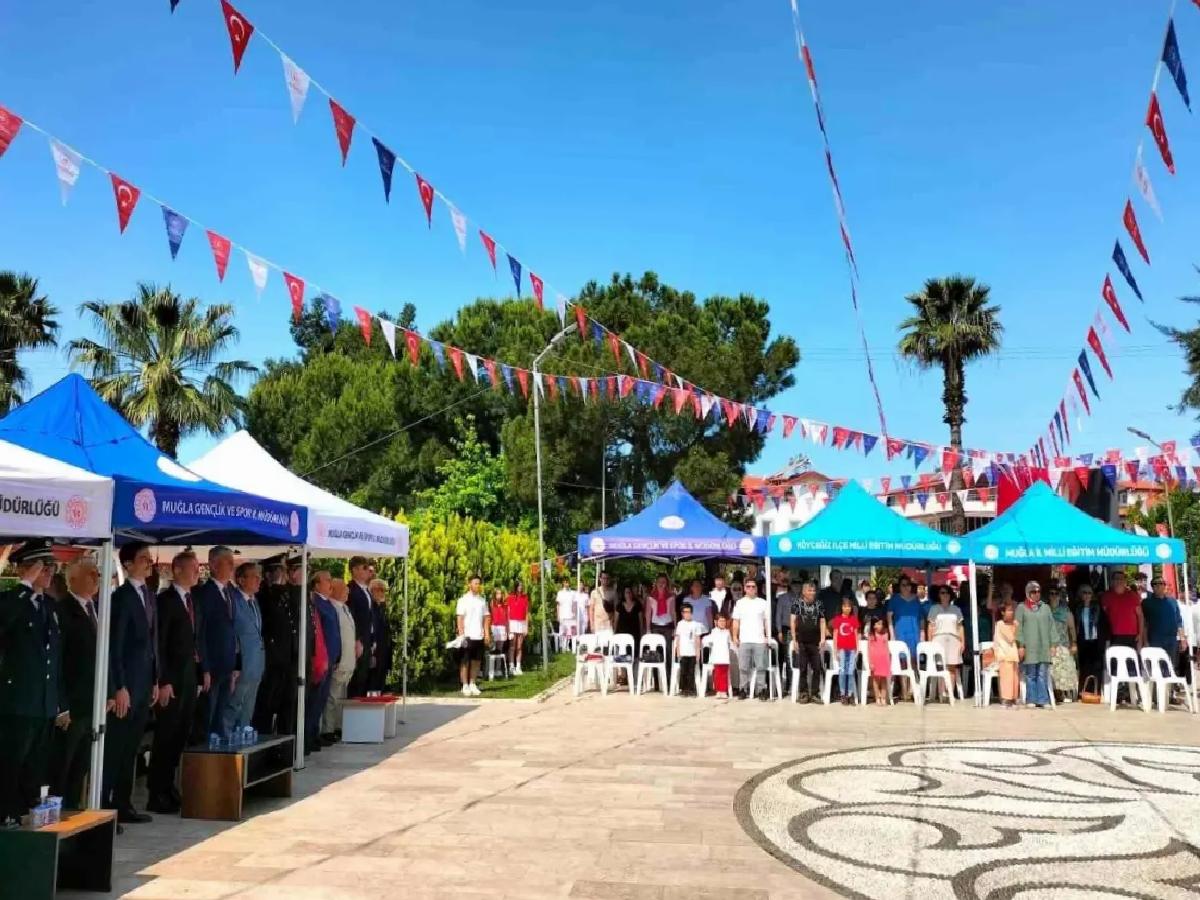Köyceğiz’de 19 Mayıs coşkusu yaşandı
