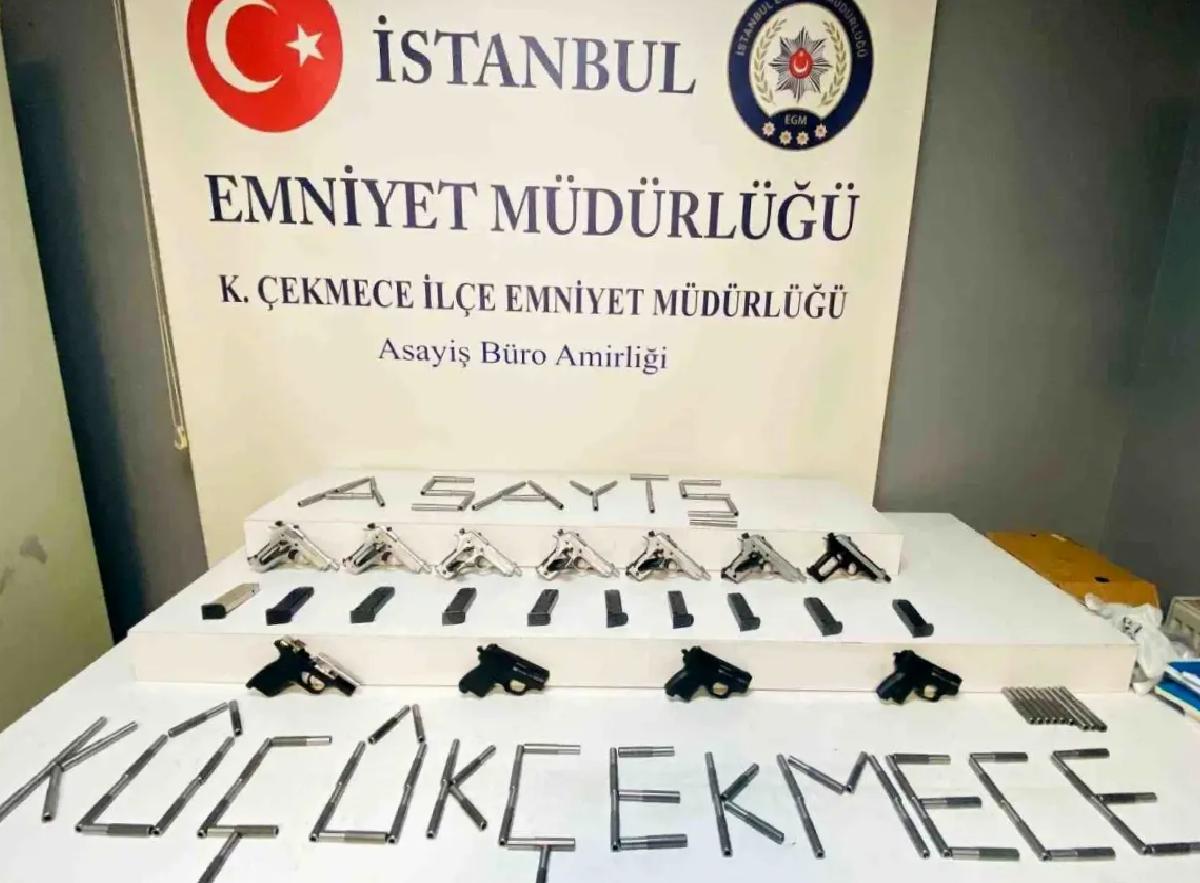 Küçükçekmece’de Silah Ticareti Operasyonu