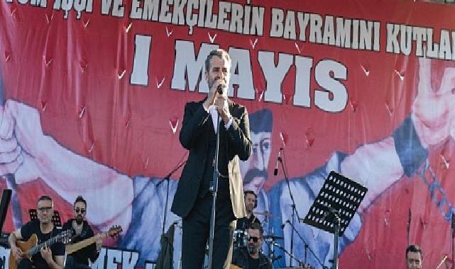 Lider Abdullah Özyiğit, 1 Mayıs’ta işçilerle yürüdü