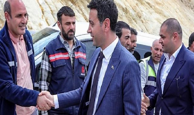 Lider Önal, şantiyede personellerle buluştu