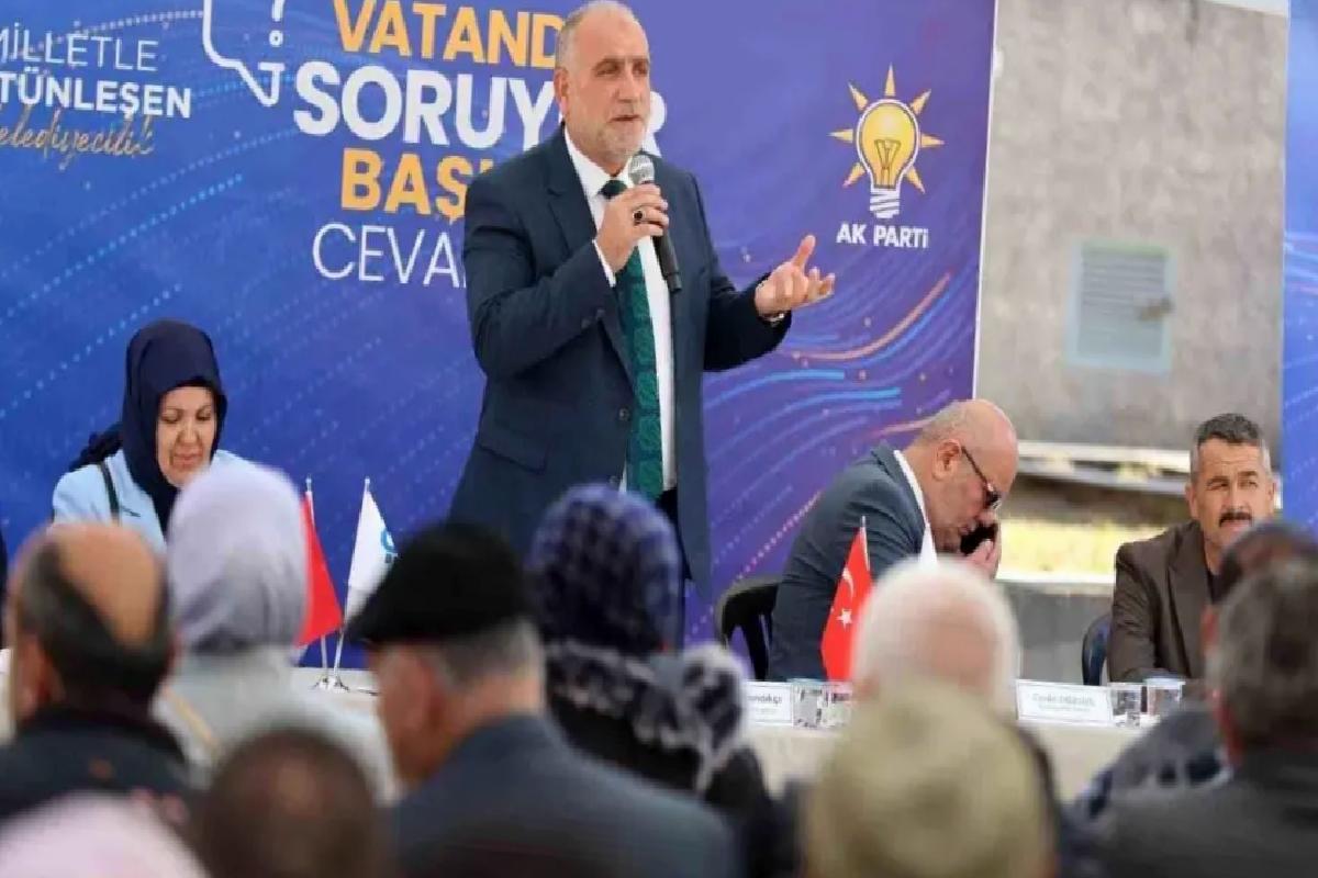 Lider Sandıkçı, Karşıyaka Mahallesi’nde Vatandaşlarla Buluştu