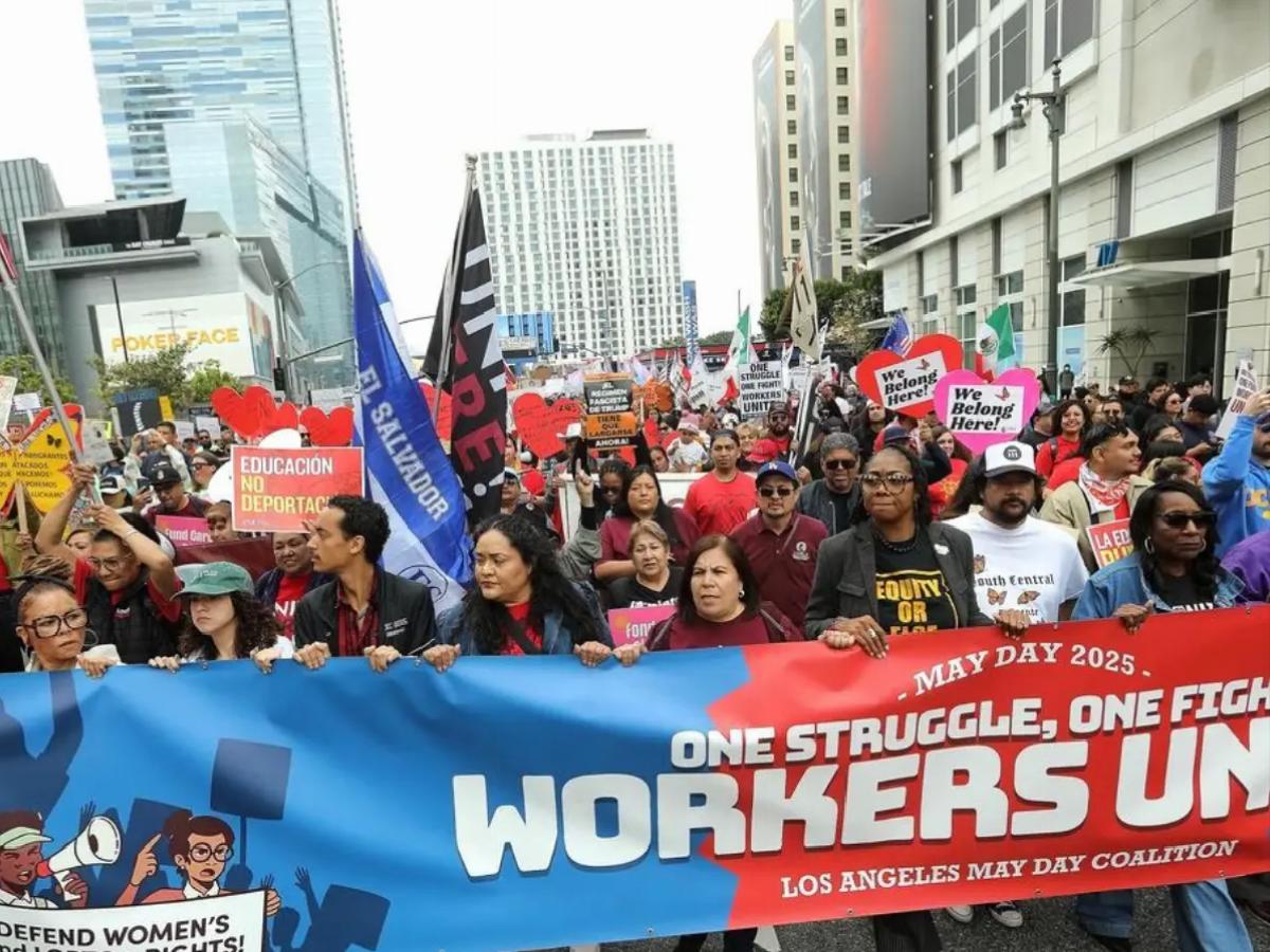 Los Angeles’ta 1 Mayıs Mitingi