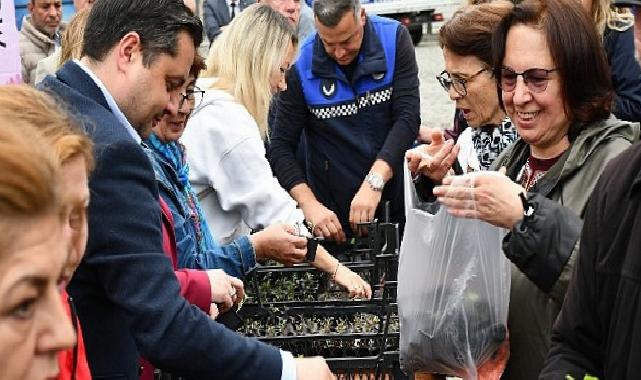 Lüleburgaz Belediyesi’nden vatandaşlara 20 bin adet fide