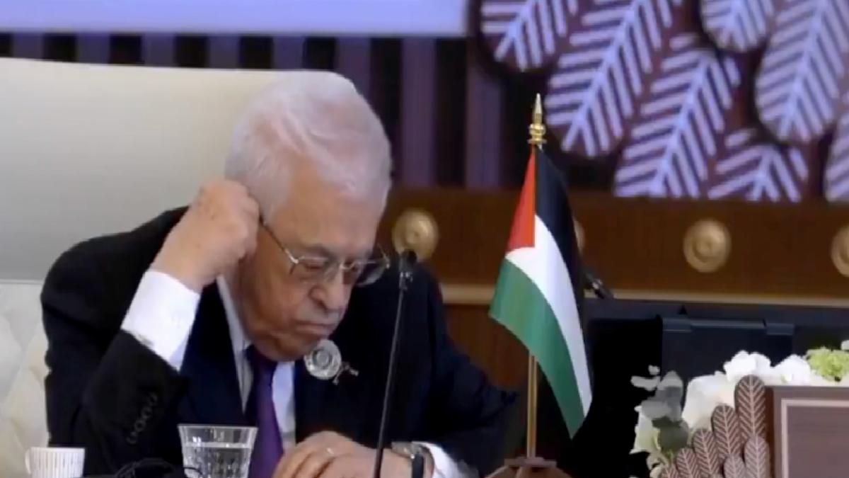 Mahmud Abbas, Gazze konuşması sırasında uyuyakaldı