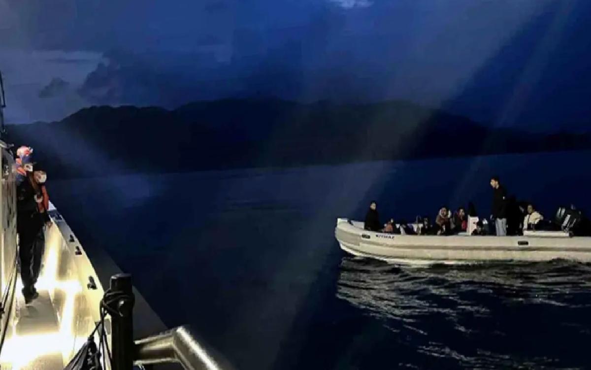 Marmaris’te Sistemsiz Göçmen Kurtarıldı