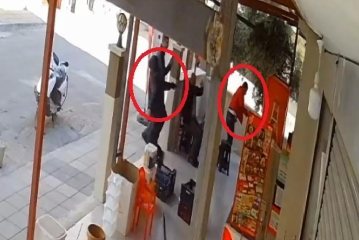 Mersin’de Tabanca ile Hücum Anı Kamerada