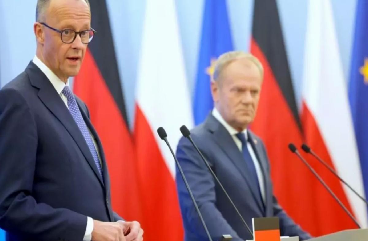 Merz, Polonya’da Tusk ile Görüştü