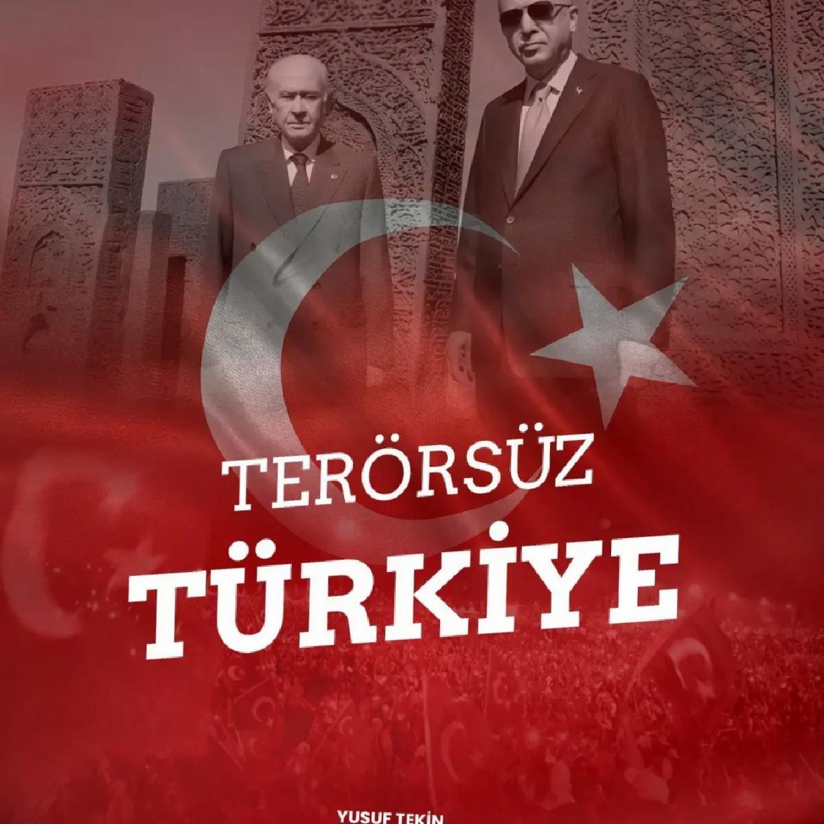 Milli Eğitim Bakanı Yusuf Tekin’den ‘Terörsüz Türkiye’ Açıklaması