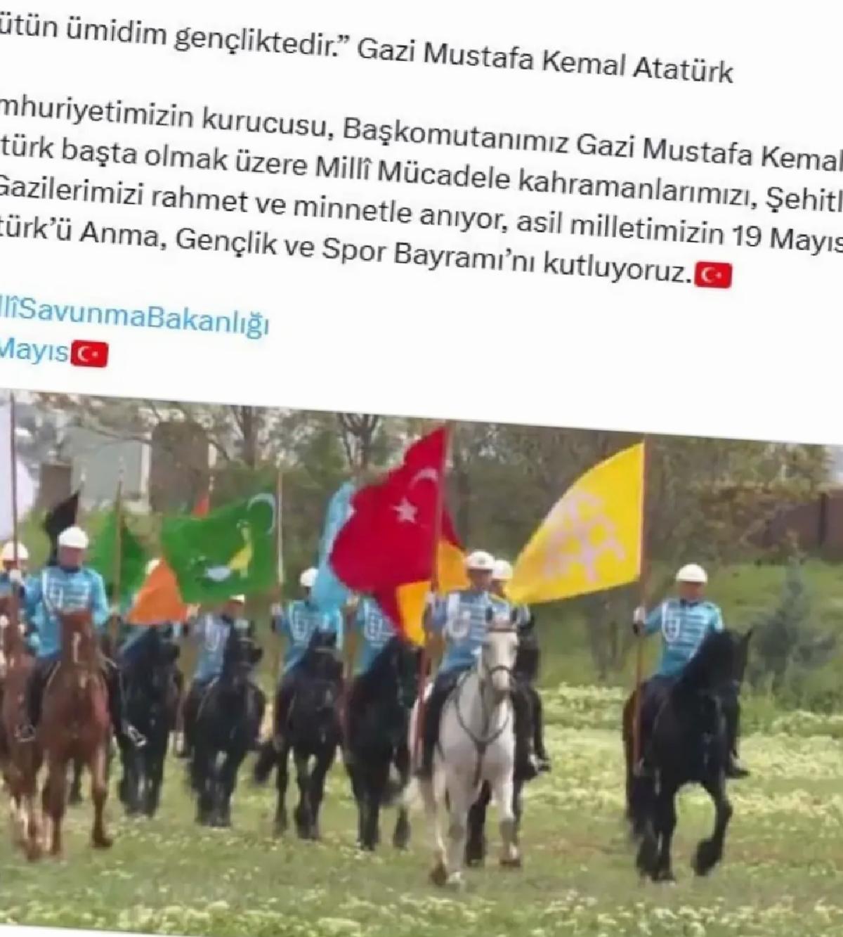 MSB’den 19 Mayıs Atatürk’ü Anma, Gençlik ve Spor Bayramı’na özel klip