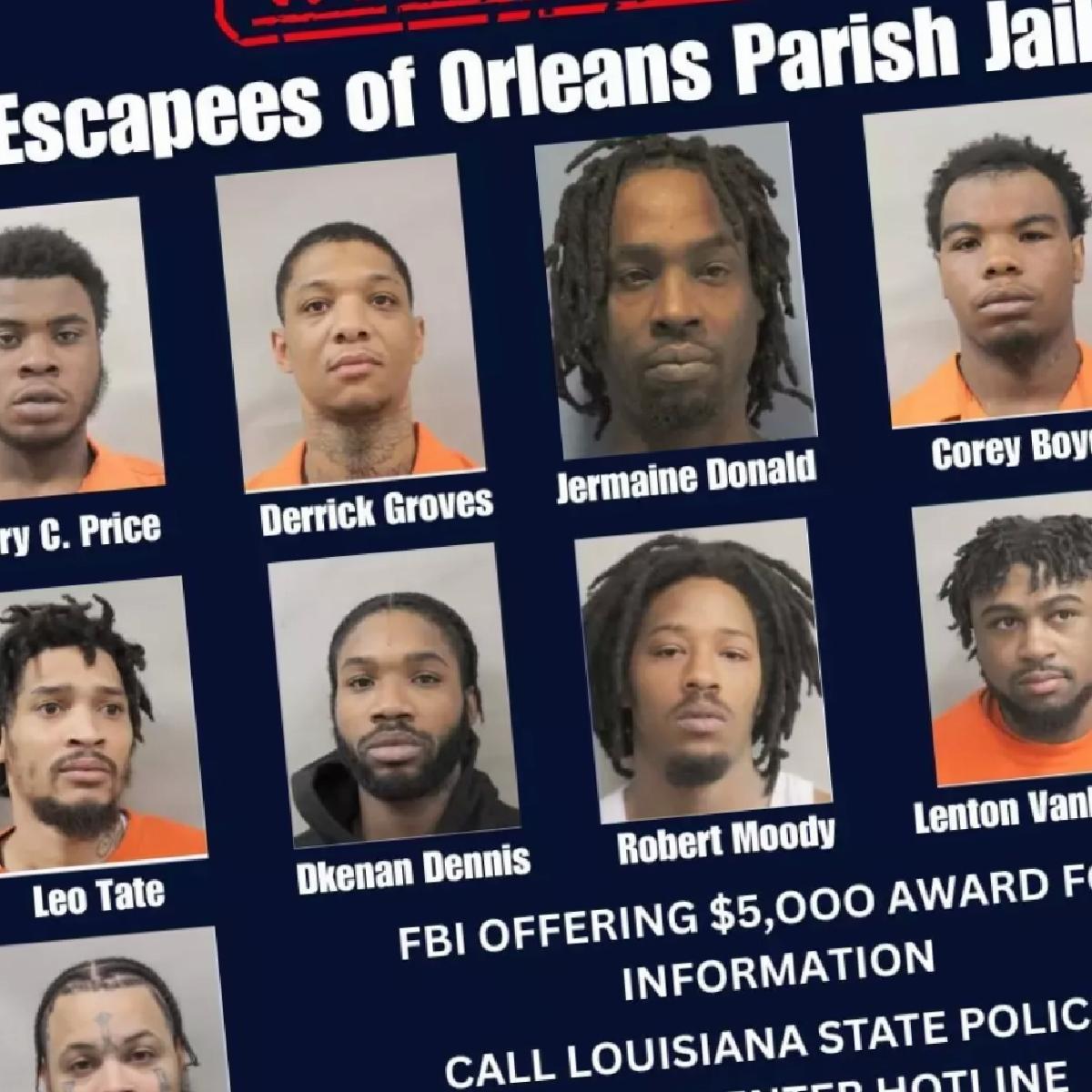 New Orleans’ta 11 Mahkum Kaçtı