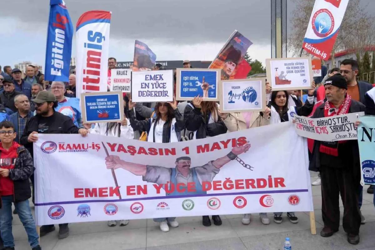 Niğde’de 1 Mayıs Kutlaması