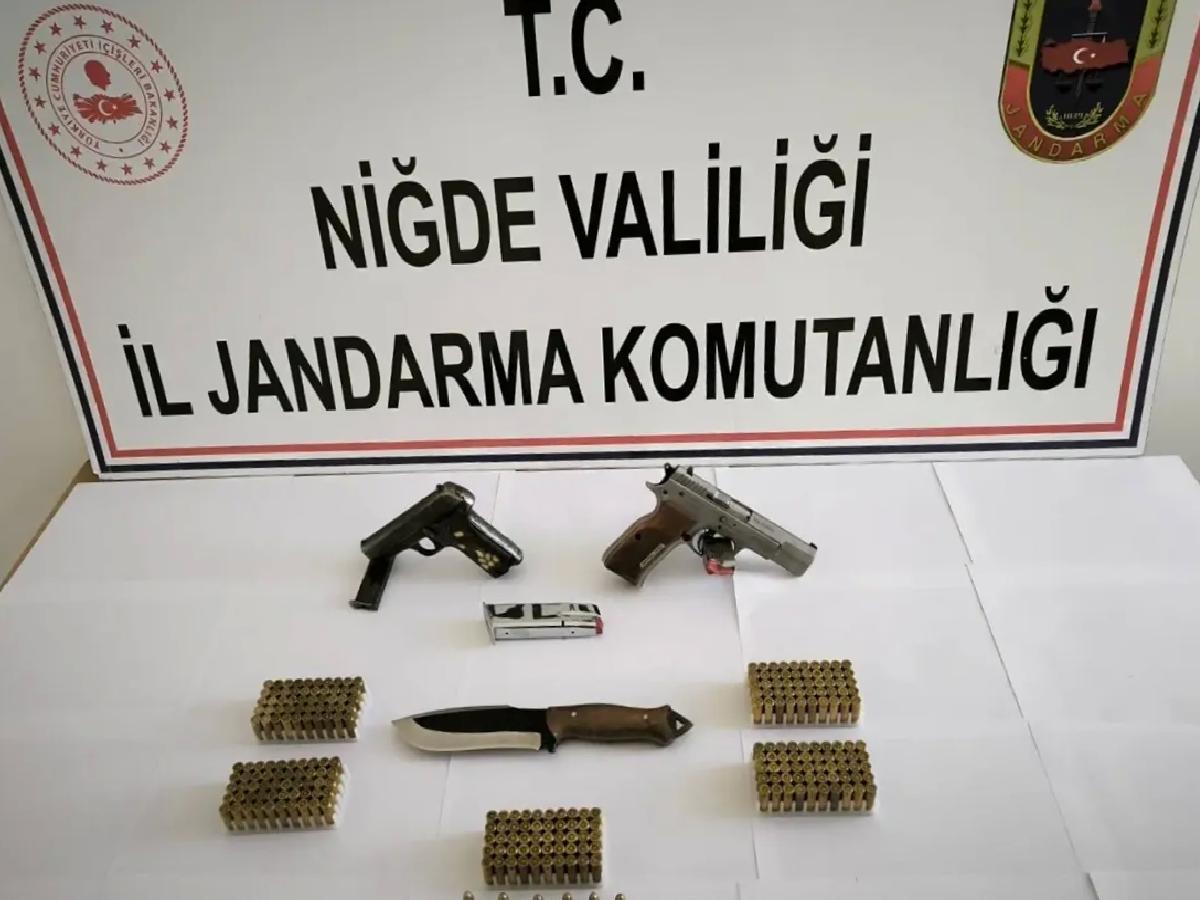 Niğde’de Ruhsatsız Silah Operasyonu